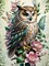 5D Owl Diamond Painting Kits for Adults – Full Drill DIY Crafts, Owl Diamond Art Kit for Home Wall Decor & Gifts, 12×16 Inch (B11737)